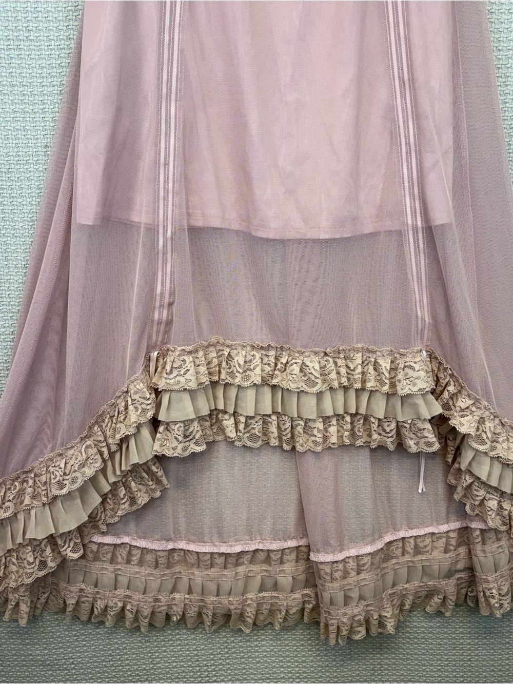 Blood Supply Pink Guardian Of Sakura Dress Small Whimsical Gothic Lace Fairy - Picture 6 of 13